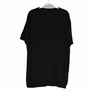 33° Cool Mens Black T-Shirt Solid Blank Crewneck Polyester Short Sleeve Sz Large
